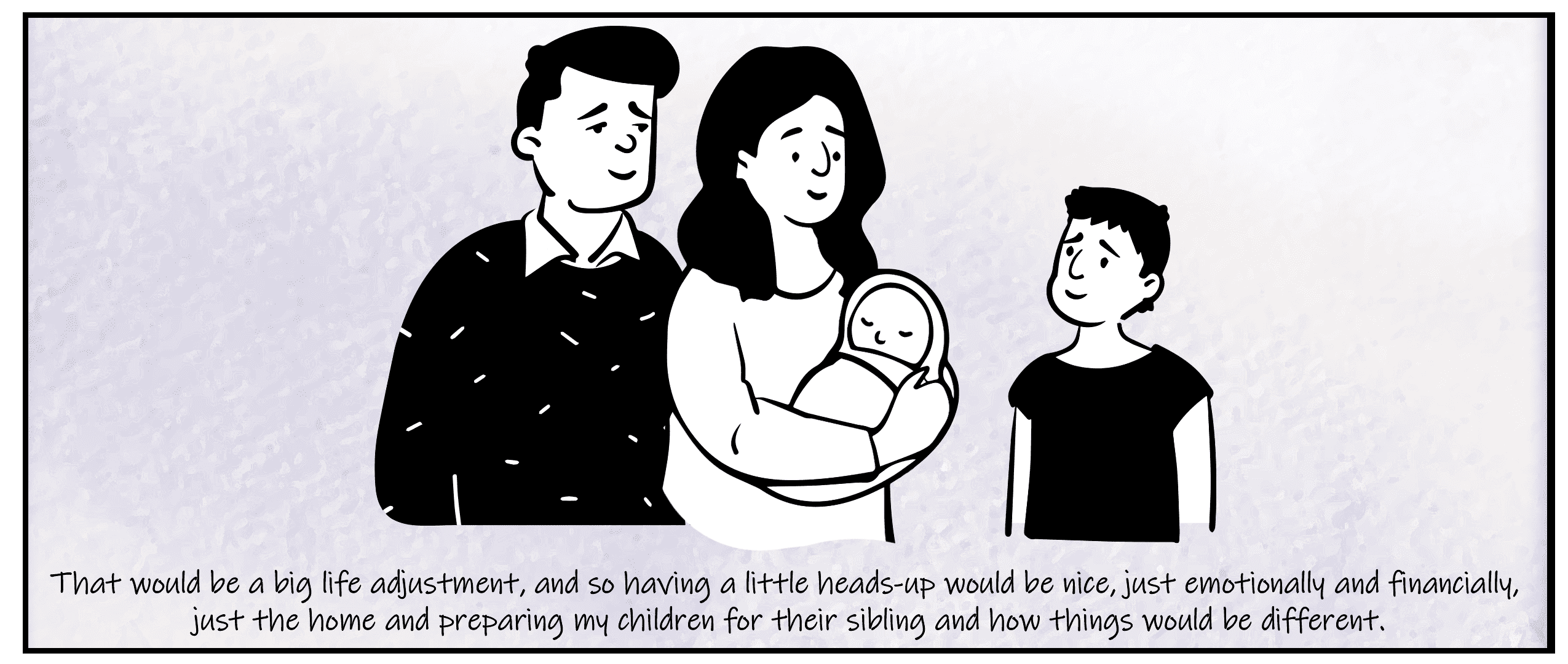 Page from graphic novel, narration available in top header