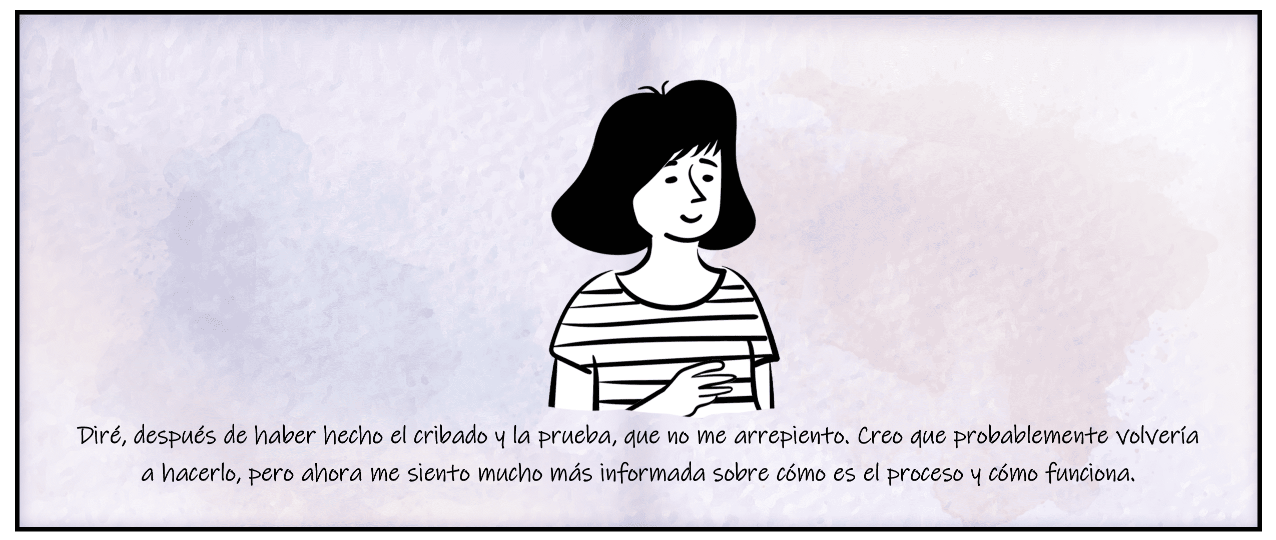 Page from graphic novel, narration available in top header