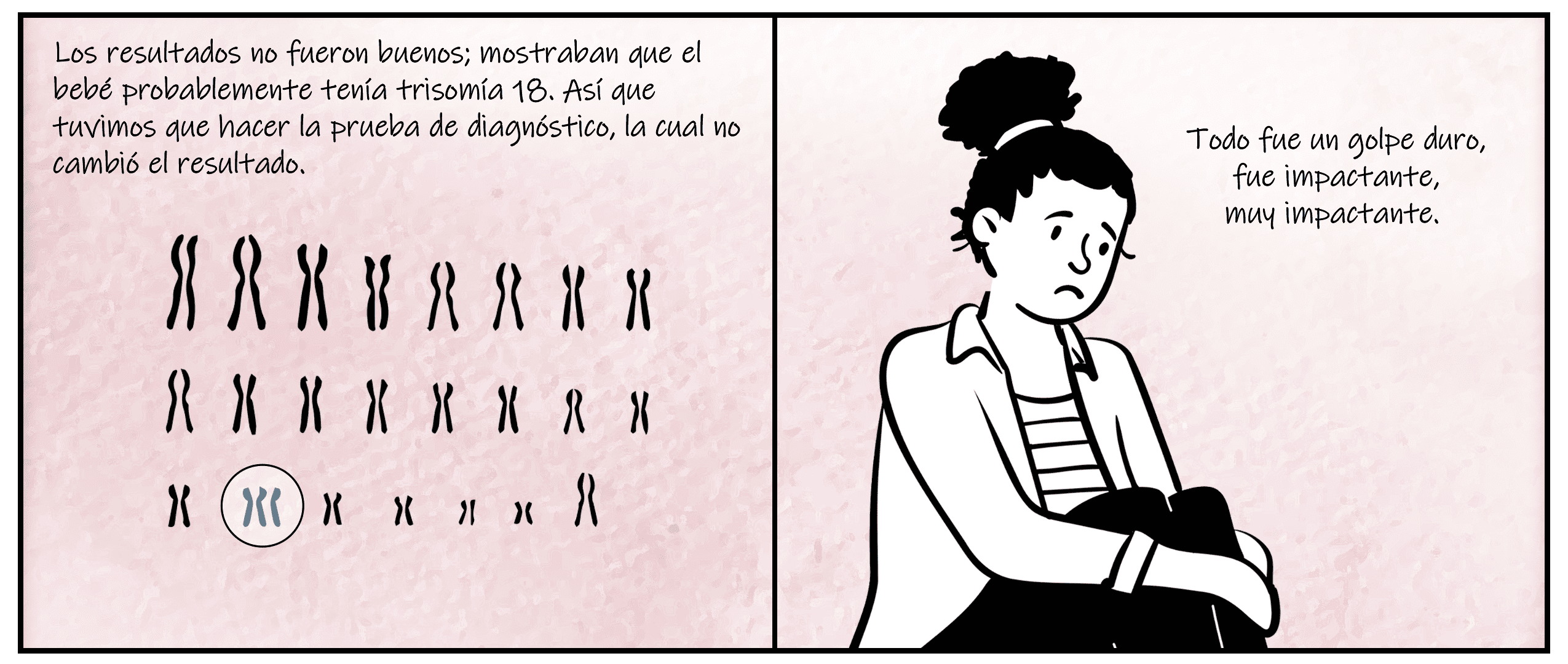 Page from graphic novel, narration available in top header
