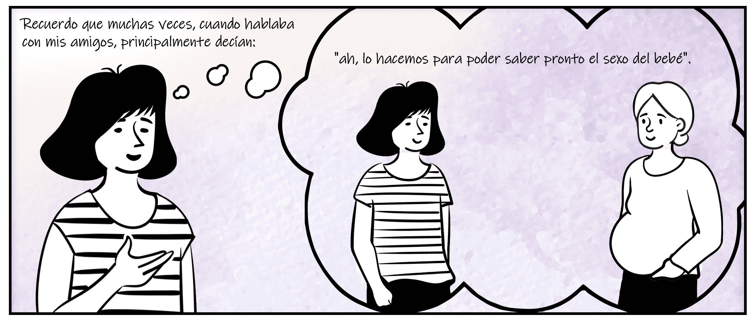 Page from graphic novel, narration available in top header