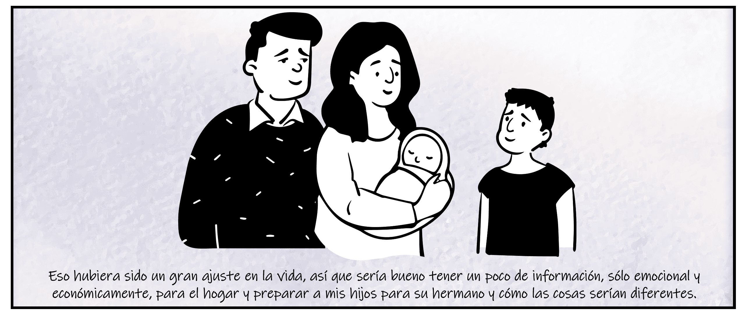 Page from graphic novel, narration available in top header
